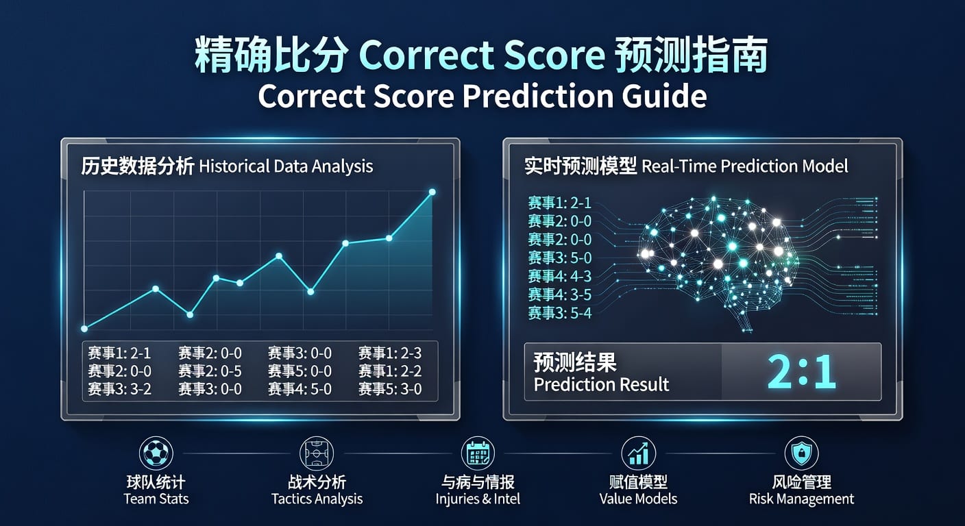 精确比分 correct score：雷速体育官网赛前判断法